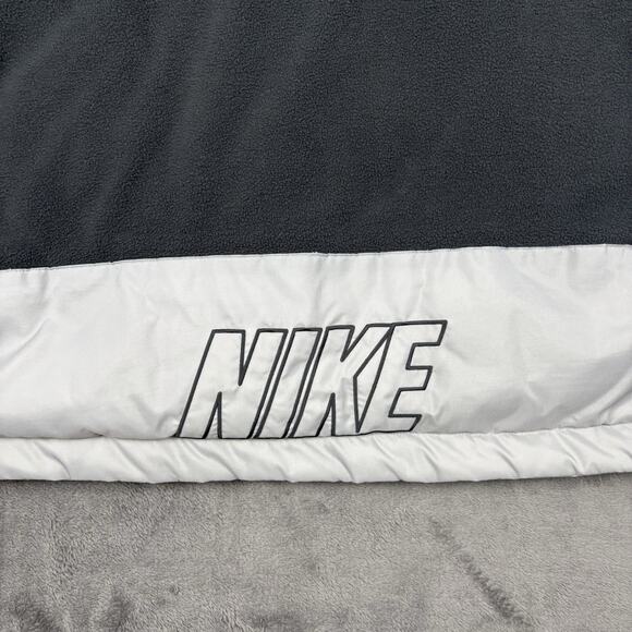 Vintage Nike Full Zip Reversible Hooded Coat Jacket Mens Extra Large XL Gray - Picture 7 of 10